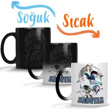 Baskı Dükkanı Bts Moon Bangtan Sihirli Kupa Bardak Porselen