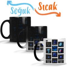 Baskı Dükkanı Knight 02 Sihirli Kupa Bardak Porselen