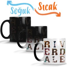 Baskı Dükkanı Riverdale Letter Portraits Sihirli Kupa Bardak Porselen