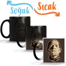 Baskı Dükkanı The Mummy Desert Tones Version Sihirli Kupa Bardak Porselen