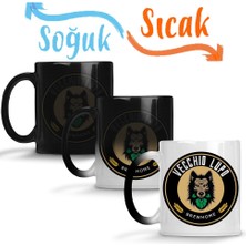 Baskı Dükkanı Vecchio Lupo Sihirli Kupa Bardak Porselen