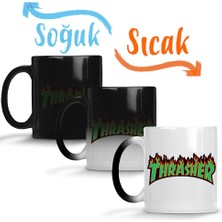 Baskı Dükkanı Thrasher 01 Sihirli Kupa Bardak Porselen