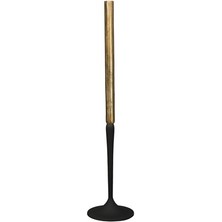 Vitale Gold Black Metal Mumluk 20X90 cm AK.HB0041