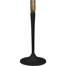 Vitale Gold Black Metal Mumluk 20X90 cm AK.HB0041