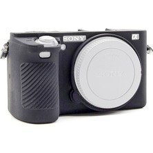 Sanger A6500 Sony Fotoğraf Makinesi Silikon Kılıf Siyah