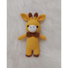 Oyuncak Park Hardal Miniş Zürafa Uyku Arkadaşı Amigurumi  Oyuncak