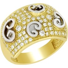 T51 Tuğrul Altın Taşlı Altın Yüzük T002067