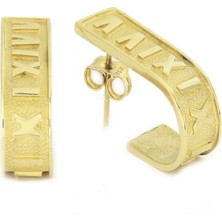 T51 Tuğrul Altın Altın Küpe T001651