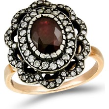 T51 Tuğrul Altın 2,07 Ct Yakut Elmas Yüzük