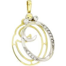 T51 Tuğrul Altın Altın Ö Harfi Kolye Ucu T003948