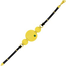 T51 Tuğrul Altın Taşsız Altın Bileklik T003223