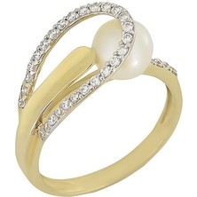 T51 Tuğrul Altın Altın Inci Yüzük T016516