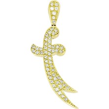 T51 Tuğrul Altın Altın Hz. Ali Kolye Ucu T029914