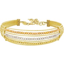 T51 Tuğrul Altın Taşsız Altın Bileklik T031088