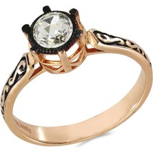 T51 Tuğrul Altın Altın Tektaş Yüzük T038117