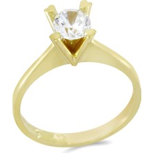 T51 Tuğrul Altın Altın Tektaş Yüzük T052430