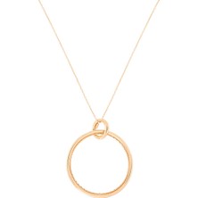 T51 Tuğrul Altın Altın Halka Kolye T045084