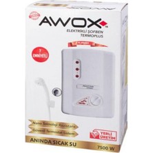 Awox Termoplus Elektrikli Şofben Termostatlı 7500 W