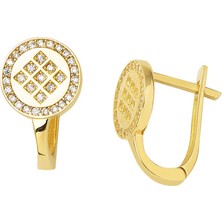 Bilezikci Tenis 14 Ayar Altın Küpe