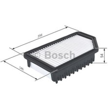 Bosch F026400350 Hava Filtresi Hyundaı Accent 1.4 1.6 1.6crdi 10-17 Kıa Rıo 1.4cvvt Crdi 11 Soul