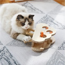 Pet Home Kedi Interaktif Ahşap Oyuncak  (Yurt Dışından)