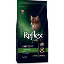 Reflex Plus Kitten Tavuklu Yavru Kedi Maması 1.5 kg Alüminyum Kilitli Ambalaj