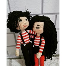 Doremi Amigurumi El Örgüsü Oyuncak Yasin ve Meltem Bebek