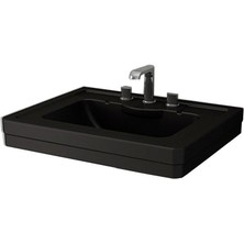 Bocchi Verona Üç Armatür Delikli Lavabo 71 cm Mat Siyah 1040-004-0127
