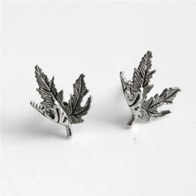 Bylin Cerrahi Çelik Kuru Yaprak Ikili Piercing Set - Bar Uzunluğu 6 Mm. Iki Adet