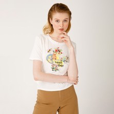 Biggdesign Nature Pedaldaki Bahçe Kadın T-Shirt By Aysu Bekar