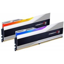 G.Skill 32GB (2X16GB) Trident Z5 Rgb 6000MHZ CL40 Ddr5 Silver Dual Kit Ram