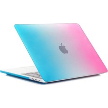 Codegen Apple 13" Macbook Air A1932 A2179 Gökkuşağı Kılıf Koruyucu Kapak CMAT-133RW