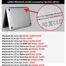 Codegen Apple 13" Macbook Air A1932 A2179 Gökkuşağı Kılıf Koruyucu Kapak CMAT-133RW