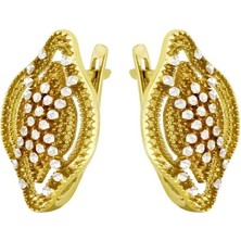 T51 Tuğrul Altın Altın Küpe T003435