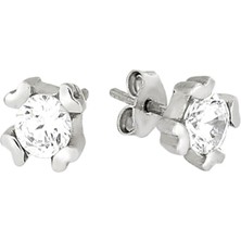 T51 Tuğrul Altın Altın Tektaş Küpe T014038