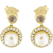 T51 Tuğrul Altın Altın Inci Küpe T010547