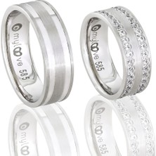 T51 Tuğrul Altın Altın Çift Alyans T045069-T045070