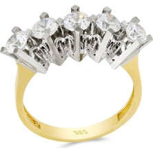 T51 Tuğrul Altın Altın Beştaş Yüzük T053535