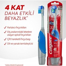 Colgate 360 Pilli Optik Beyaz Platinum Beyazlatıcı Yumuşak Diş Fırçası Diş Fırçası