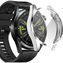 Techmaster Huawei Watch Gt3 46MM Silikon Kapak Kılıf Ekran Koruyucu