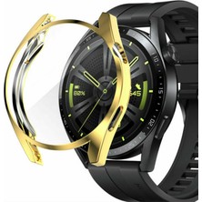 Techmaster Huawei Watch Gt3 42MM Silikon Kapak Kılıf Ekran Koruyucu