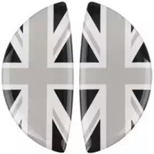 RoseTR Mini Cooper Iç Kapı Kolu Kaplama Sticker Union Jk Gray Jk Rainbow Checker