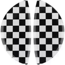 RoseTR Mini Cooper Iç Kapı Kolu Kaplama Sticker Union Jk Gray Jk Rainbow Checker