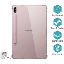 TahTicMer Samsung Galaxy Tab S7 Plus T976 Silikon Kılıf Antişok Şeffaf Tampon Darbeye Dayanıklı 12.4 Inç