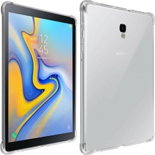 TahTicMer Samsung Galaxy Tab A T597 Silikon Kılıf Antişok Şeffaf Tampon Darbeye Dayanıklı 10.5 Inç