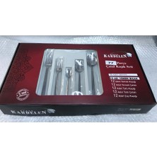Kardelen Çubuk 77 Parça 12 Kişilik Kaşık Çatal Bıçak Servis Li Set