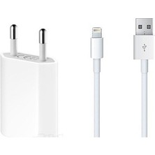 ThreeStep Apple iPhone Uyumlu Şarj Aleti Seti Kablo+Adaptör iPhone Uyumlu 6 S 7 8 Plus x Xr Xs Se 11 12 13 Pro Max