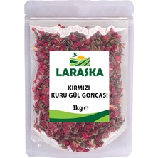 Laraska Koyu Kırmızı Kuru Gül Goncası 1 kg