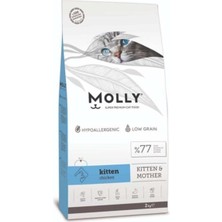 Whiskas Molly Düşük Tahıllı Hipoalerjenik Tavuklu Kitten Yavru Kedi Maması 2 kg