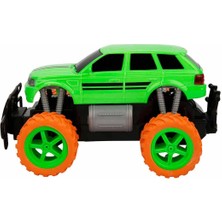 Suncon 1:18 Uzaktan Kumandalı Neon Jumbo Weels USB Şarjlı Araba 26 Cm. - Yeşil Jeep